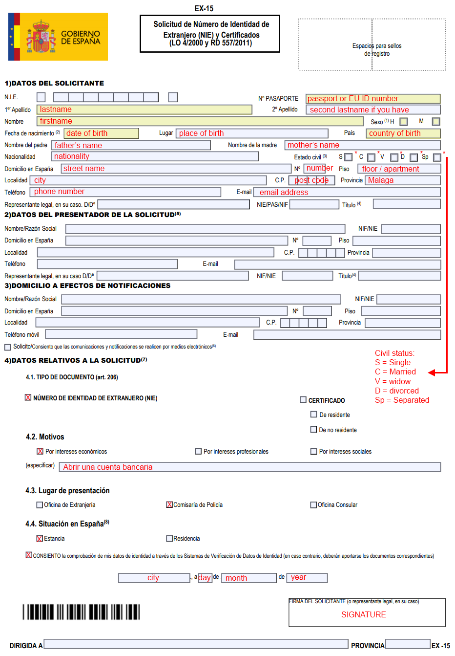 malaga-nie-ex25-form-english-cheat-sheet-filled